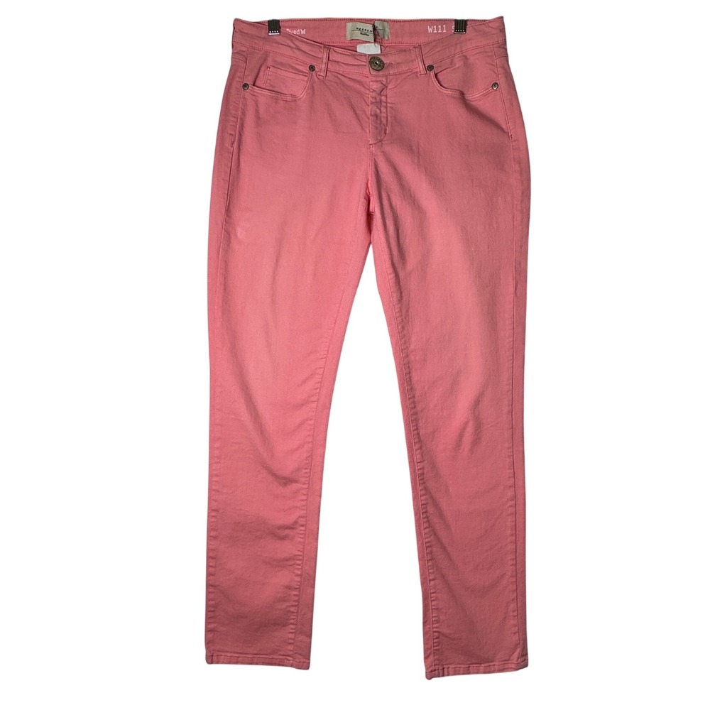 Weekend MaxMara Womens Size 10 Pink‎ Skinny Jeans W111 Stretch Casual